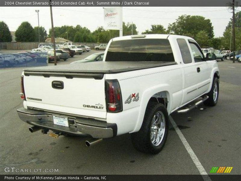 Summit White / Dark Charcoal 2004 Chevrolet Silverado 1500 Extended Cab 4x4