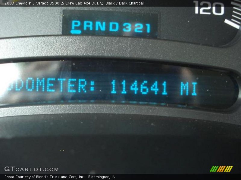 Black / Dark Charcoal 2003 Chevrolet Silverado 3500 LS Crew Cab 4x4 Dually