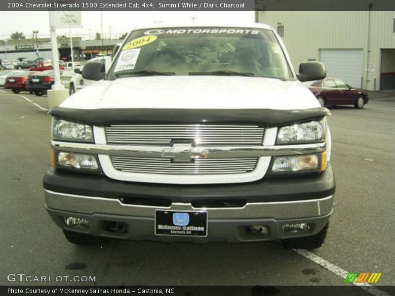 Summit White / Dark Charcoal 2004 Chevrolet Silverado 1500 Extended Cab 4x4