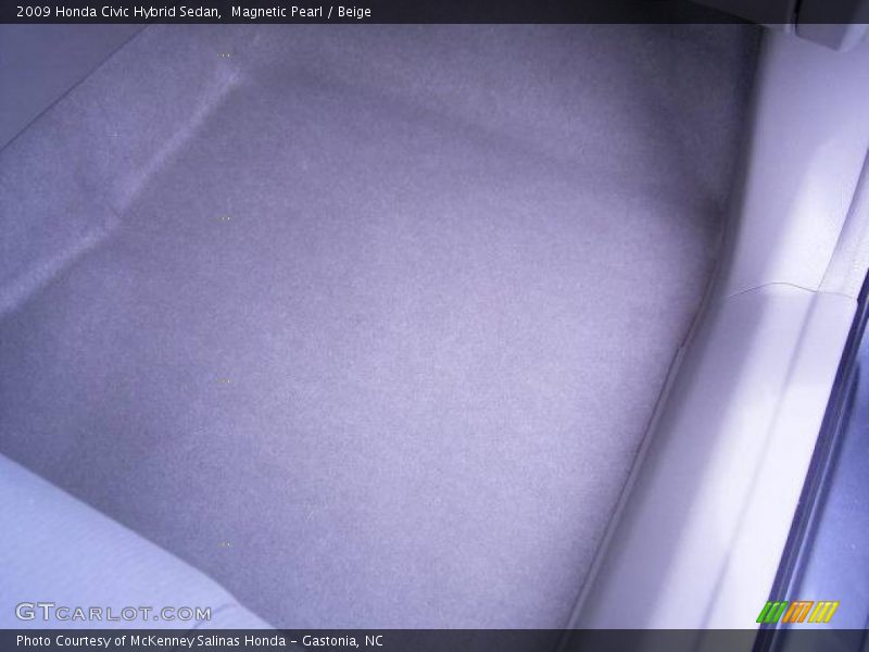 Magnetic Pearl / Beige 2009 Honda Civic Hybrid Sedan