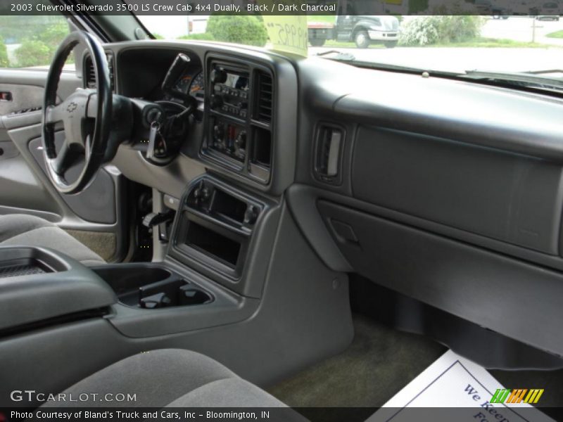 Black / Dark Charcoal 2003 Chevrolet Silverado 3500 LS Crew Cab 4x4 Dually
