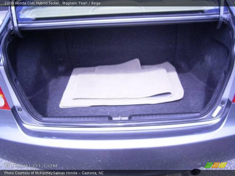 Magnetic Pearl / Beige 2009 Honda Civic Hybrid Sedan