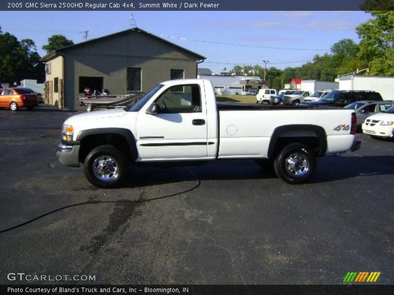 Summit White / Dark Pewter 2005 GMC Sierra 2500HD Regular Cab 4x4