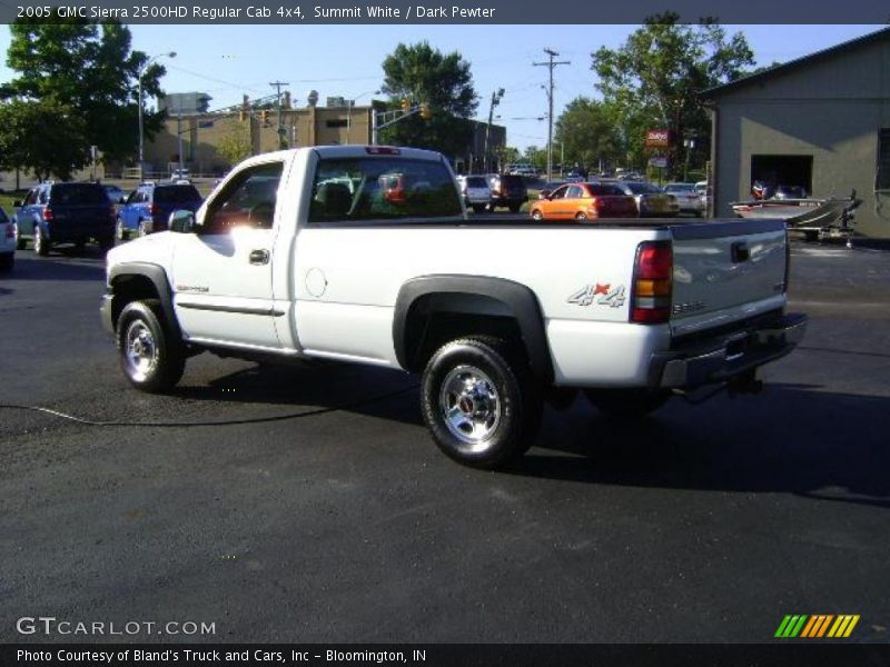 Summit White / Dark Pewter 2005 GMC Sierra 2500HD Regular Cab 4x4