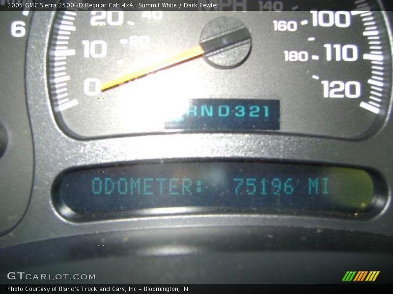 Summit White / Dark Pewter 2005 GMC Sierra 2500HD Regular Cab 4x4