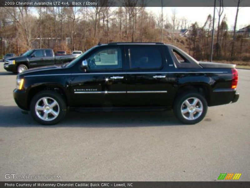Black / Ebony 2009 Chevrolet Avalanche LTZ 4x4