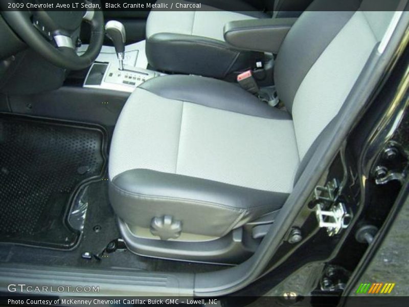 Black Granite Metallic / Charcoal 2009 Chevrolet Aveo LT Sedan