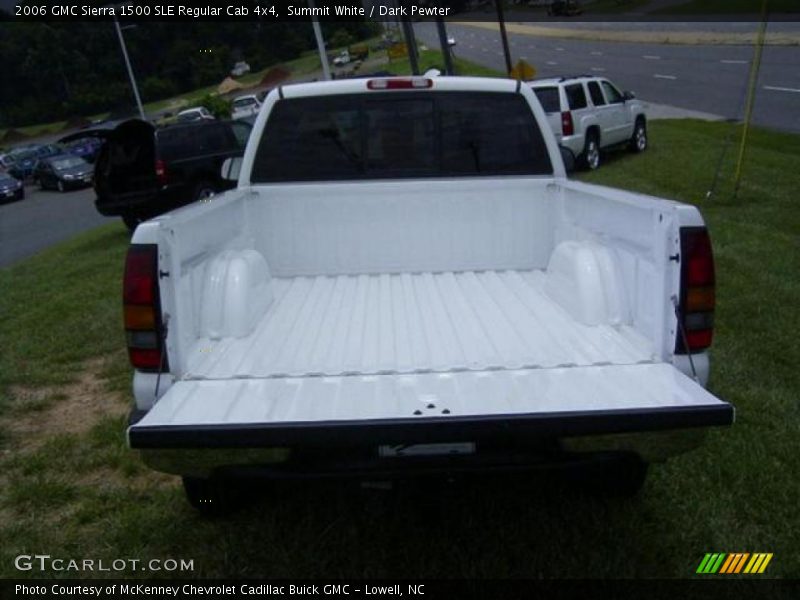 Summit White / Dark Pewter 2006 GMC Sierra 1500 SLE Regular Cab 4x4