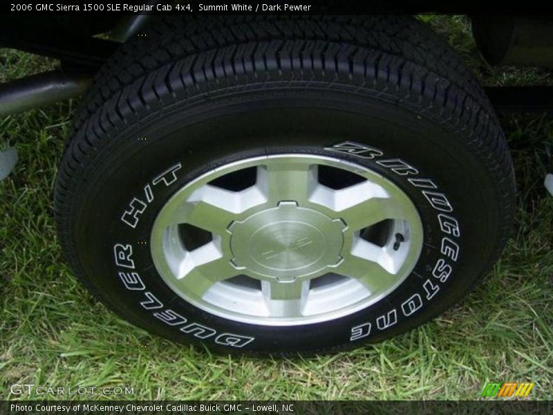 Summit White / Dark Pewter 2006 GMC Sierra 1500 SLE Regular Cab 4x4