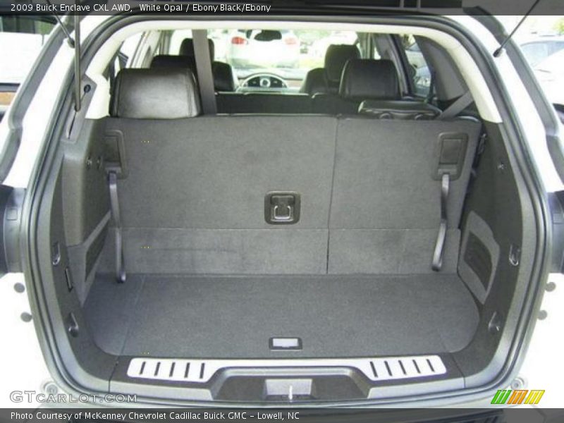 White Opal / Ebony Black/Ebony 2009 Buick Enclave CXL AWD