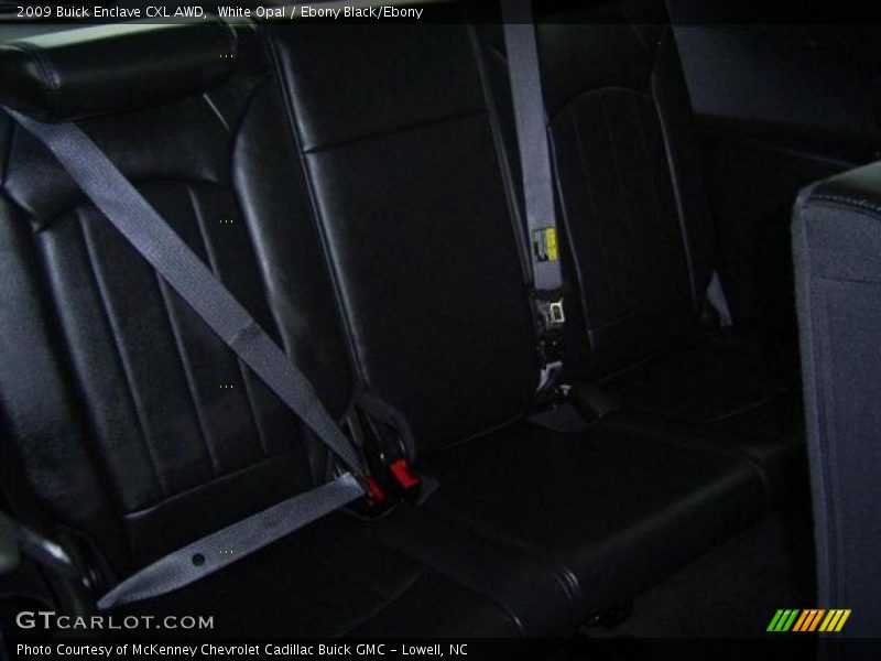 White Opal / Ebony Black/Ebony 2009 Buick Enclave CXL AWD