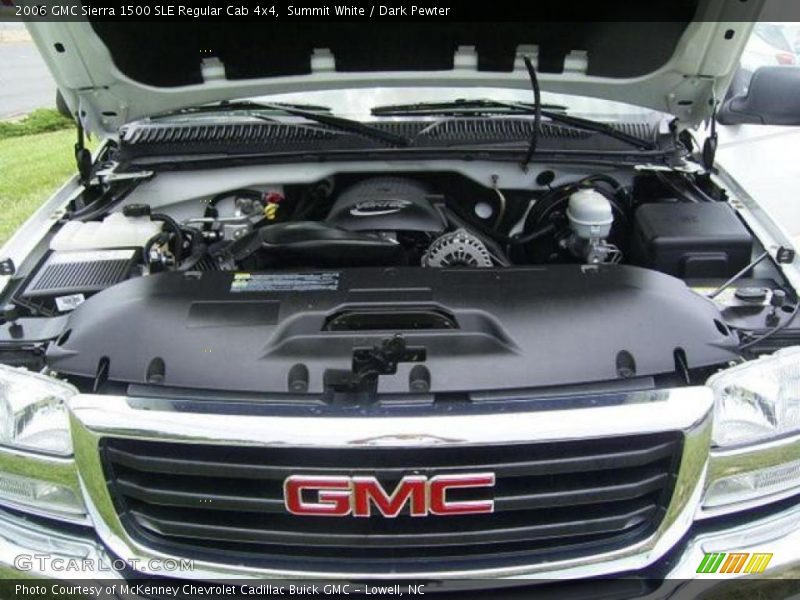 Summit White / Dark Pewter 2006 GMC Sierra 1500 SLE Regular Cab 4x4
