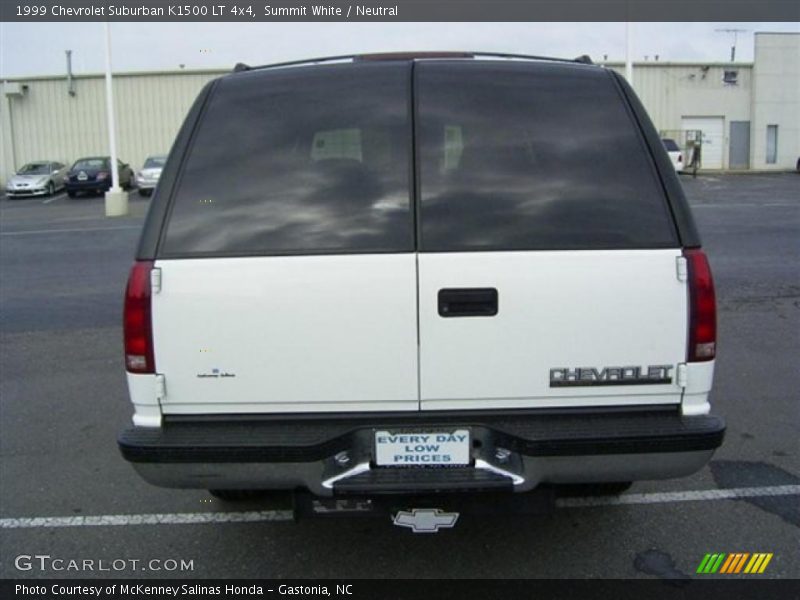Summit White / Neutral 1999 Chevrolet Suburban K1500 LT 4x4