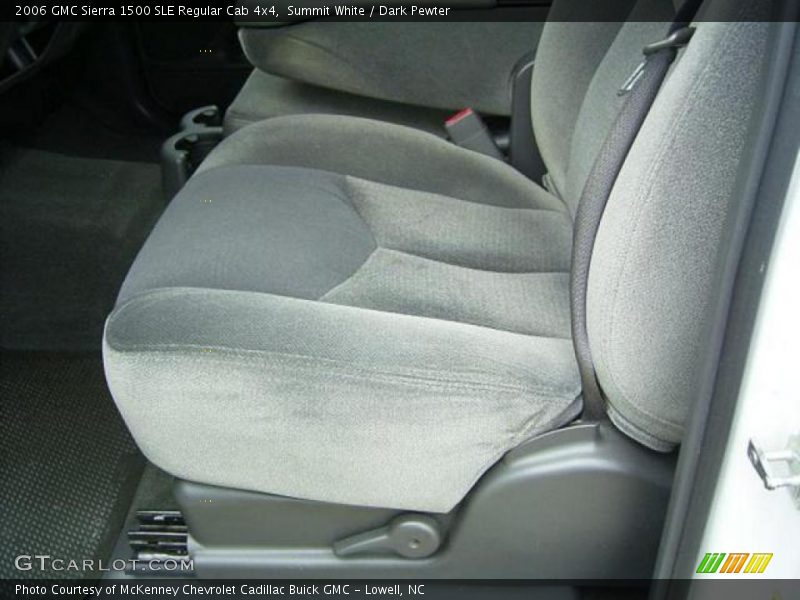 Summit White / Dark Pewter 2006 GMC Sierra 1500 SLE Regular Cab 4x4