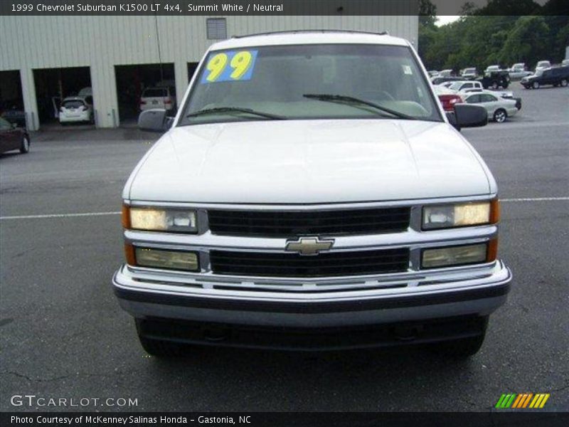 Summit White / Neutral 1999 Chevrolet Suburban K1500 LT 4x4