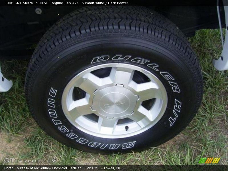 Summit White / Dark Pewter 2006 GMC Sierra 1500 SLE Regular Cab 4x4