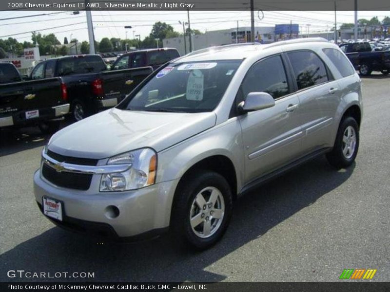 Silverstone Metallic / Light Gray 2008 Chevrolet Equinox LT AWD