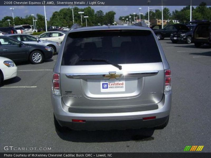 Silverstone Metallic / Light Gray 2008 Chevrolet Equinox LT AWD