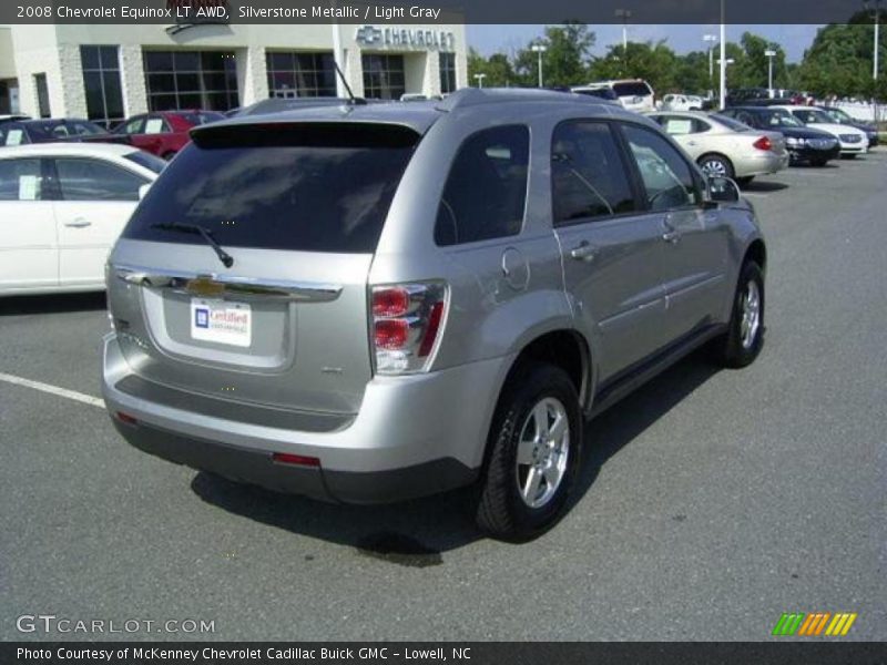 Silverstone Metallic / Light Gray 2008 Chevrolet Equinox LT AWD