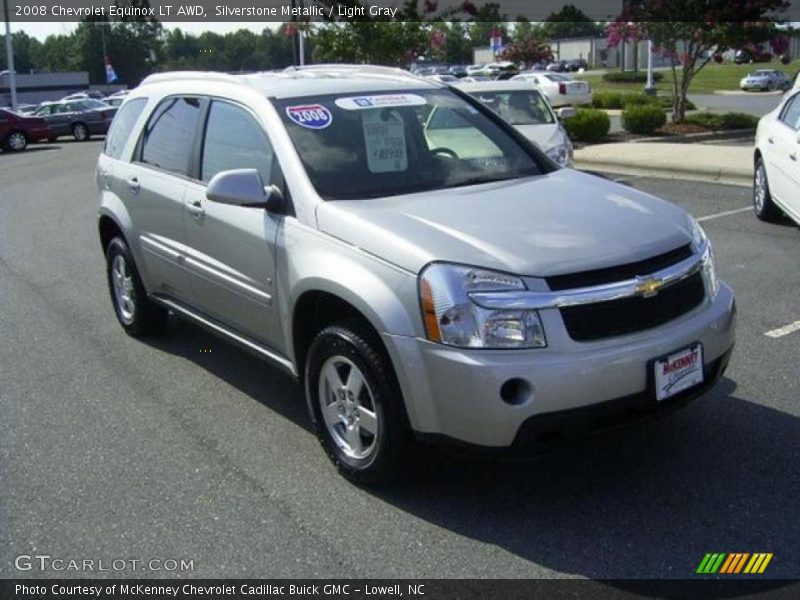 Silverstone Metallic / Light Gray 2008 Chevrolet Equinox LT AWD