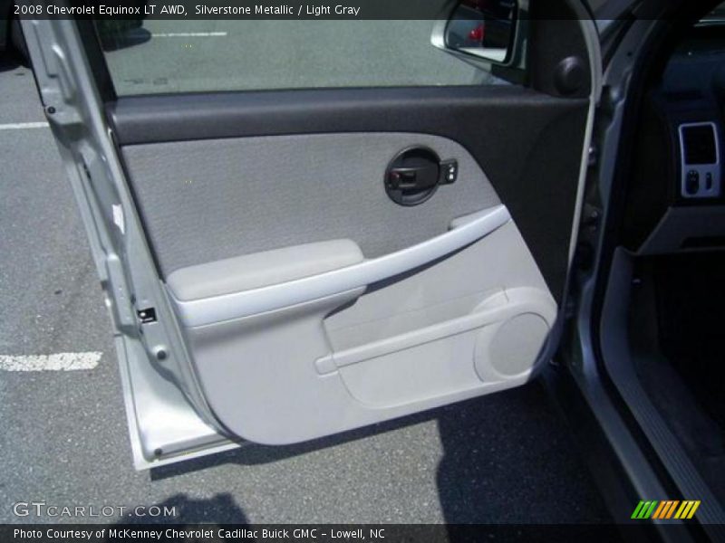 Silverstone Metallic / Light Gray 2008 Chevrolet Equinox LT AWD