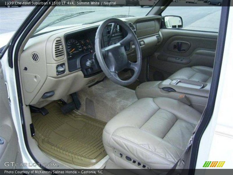 Summit White / Neutral 1999 Chevrolet Suburban K1500 LT 4x4