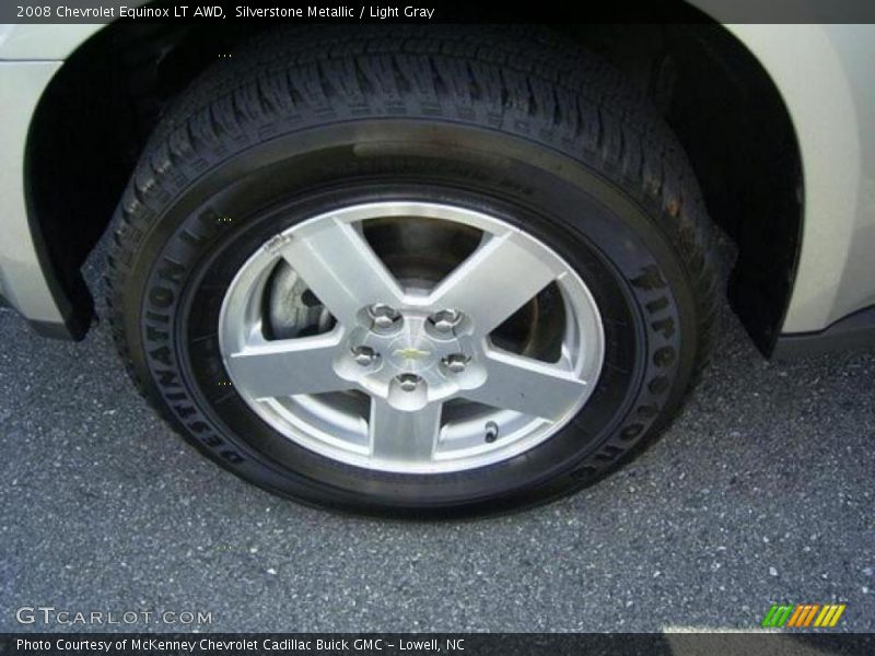 Silverstone Metallic / Light Gray 2008 Chevrolet Equinox LT AWD