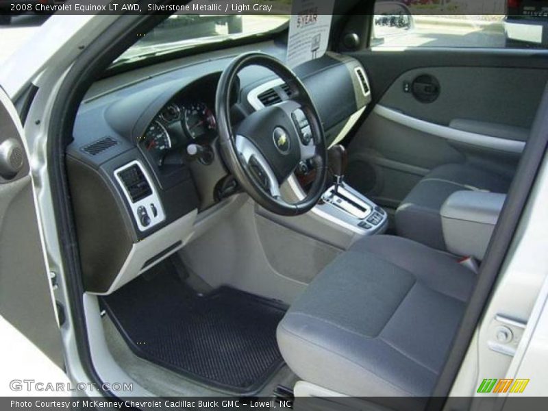 Silverstone Metallic / Light Gray 2008 Chevrolet Equinox LT AWD
