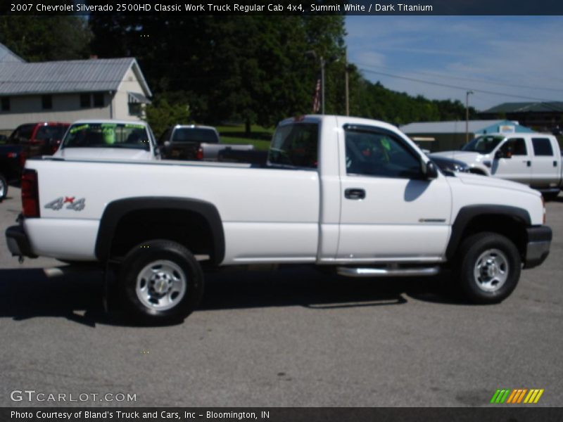Summit White / Dark Titanium 2007 Chevrolet Silverado 2500HD Classic Work Truck Regular Cab 4x4