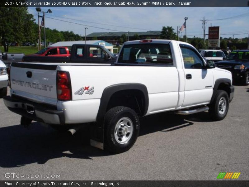 Summit White / Dark Titanium 2007 Chevrolet Silverado 2500HD Classic Work Truck Regular Cab 4x4