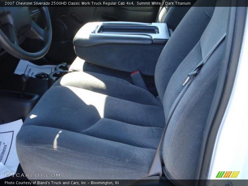 Summit White / Dark Titanium 2007 Chevrolet Silverado 2500HD Classic Work Truck Regular Cab 4x4