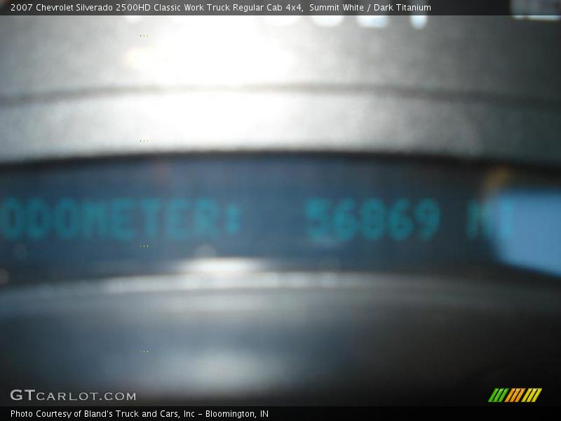 Summit White / Dark Titanium 2007 Chevrolet Silverado 2500HD Classic Work Truck Regular Cab 4x4