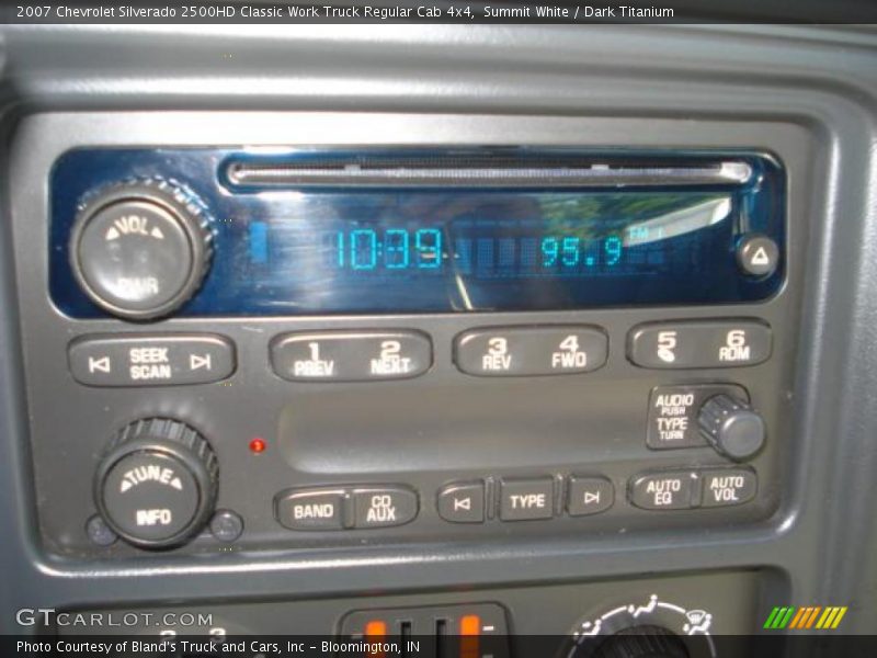 Summit White / Dark Titanium 2007 Chevrolet Silverado 2500HD Classic Work Truck Regular Cab 4x4