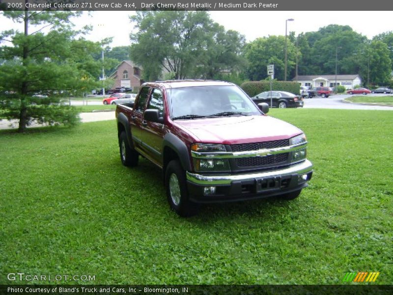 Dark Cherry Red Metallic / Medium Dark Pewter 2005 Chevrolet Colorado Z71 Crew Cab 4x4