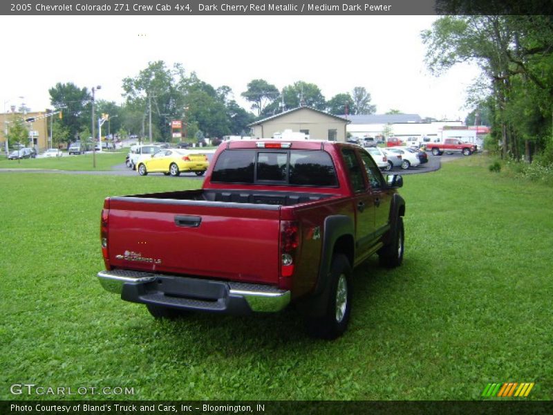Dark Cherry Red Metallic / Medium Dark Pewter 2005 Chevrolet Colorado Z71 Crew Cab 4x4