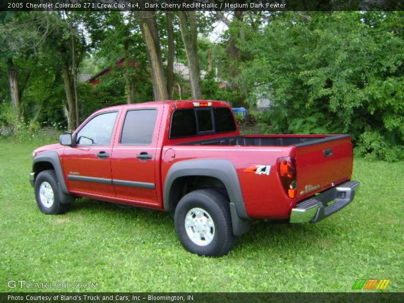 Dark Cherry Red Metallic / Medium Dark Pewter 2005 Chevrolet Colorado Z71 Crew Cab 4x4