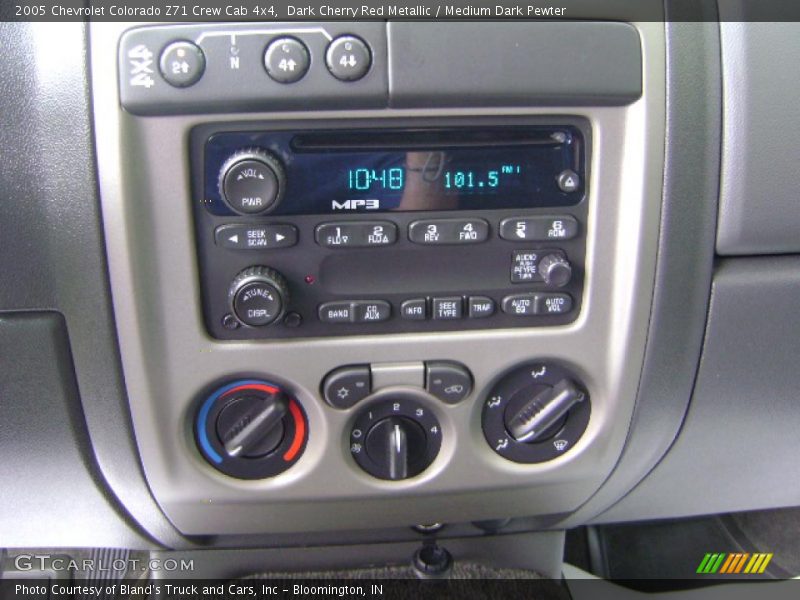 Dark Cherry Red Metallic / Medium Dark Pewter 2005 Chevrolet Colorado Z71 Crew Cab 4x4