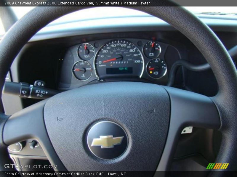 Summit White / Medium Pewter 2009 Chevrolet Express 2500 Extended Cargo Van