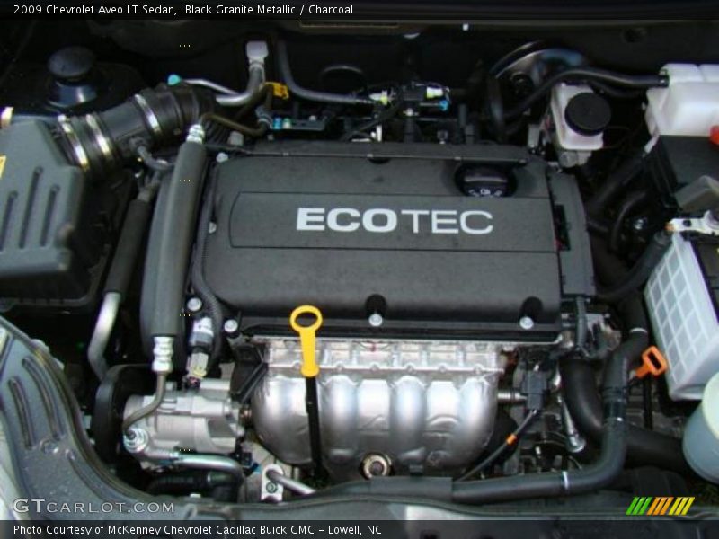 Black Granite Metallic / Charcoal 2009 Chevrolet Aveo LT Sedan