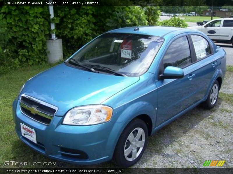 Tahiti Green / Charcoal 2009 Chevrolet Aveo LT Sedan