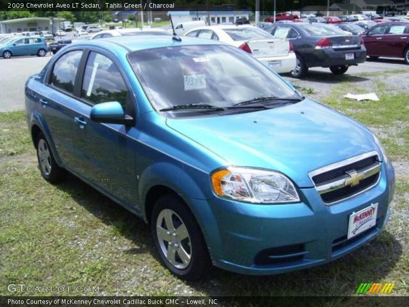 Tahiti Green / Charcoal 2009 Chevrolet Aveo LT Sedan