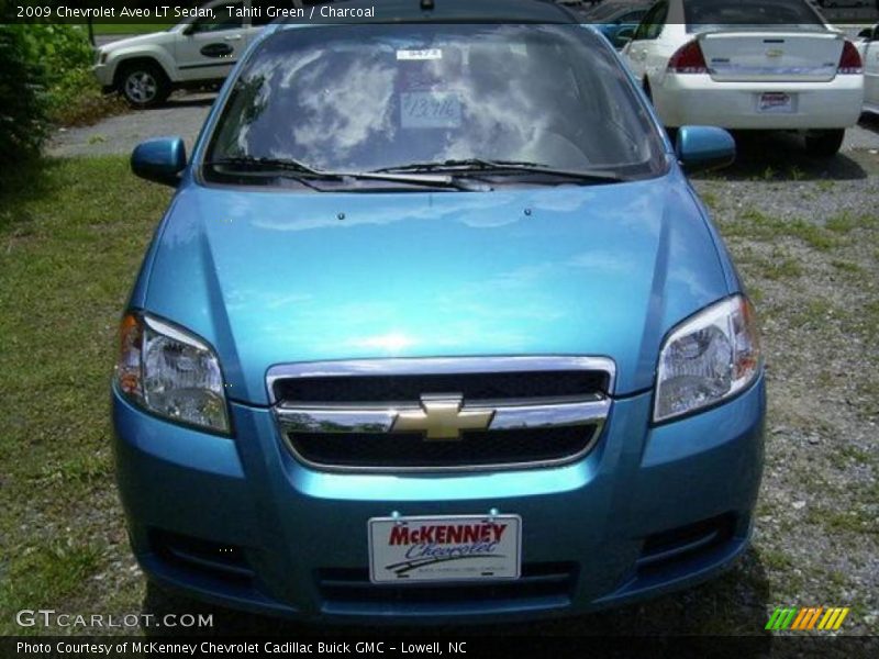 Tahiti Green / Charcoal 2009 Chevrolet Aveo LT Sedan