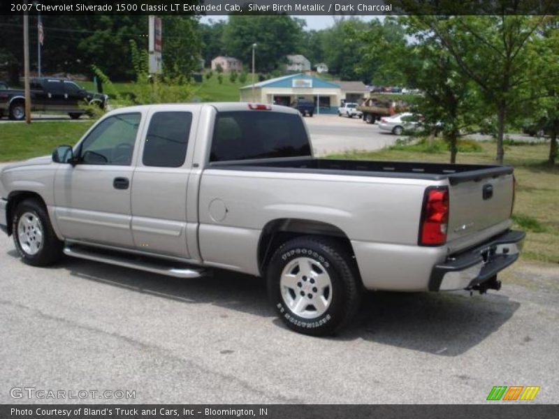 Silver Birch Metallic / Dark Charcoal 2007 Chevrolet Silverado 1500 Classic LT Extended Cab