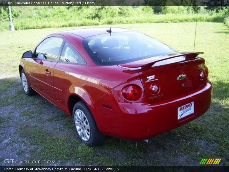 Victory Red / Ebony 2009 Chevrolet Cobalt LT Coupe