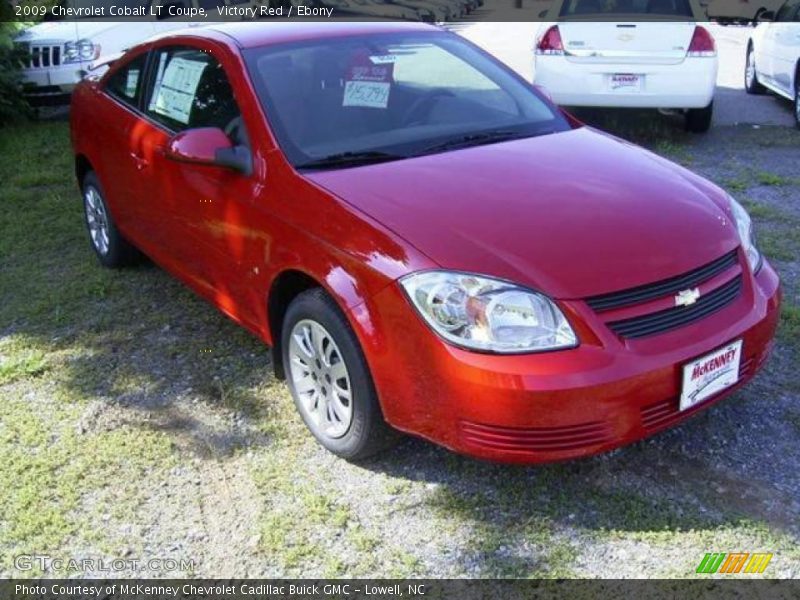 Victory Red / Ebony 2009 Chevrolet Cobalt LT Coupe