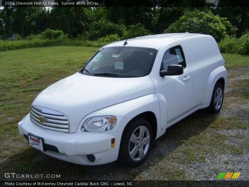 Summit White / Gray 2009 Chevrolet HHR LS Panel