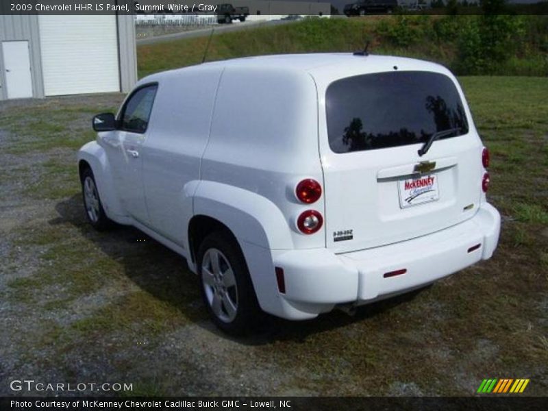 Summit White / Gray 2009 Chevrolet HHR LS Panel