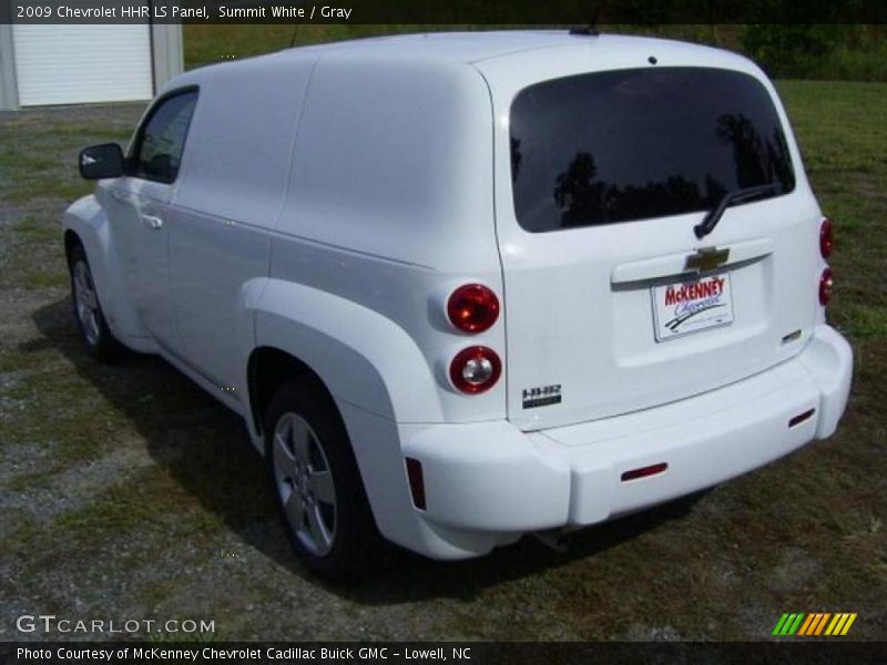 Summit White / Gray 2009 Chevrolet HHR LS Panel