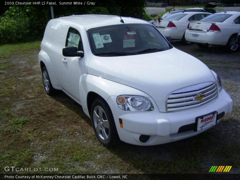 Summit White / Gray 2009 Chevrolet HHR LS Panel