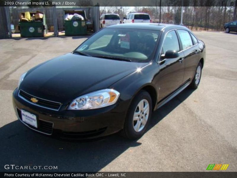 Black / Ebony 2009 Chevrolet Impala LS